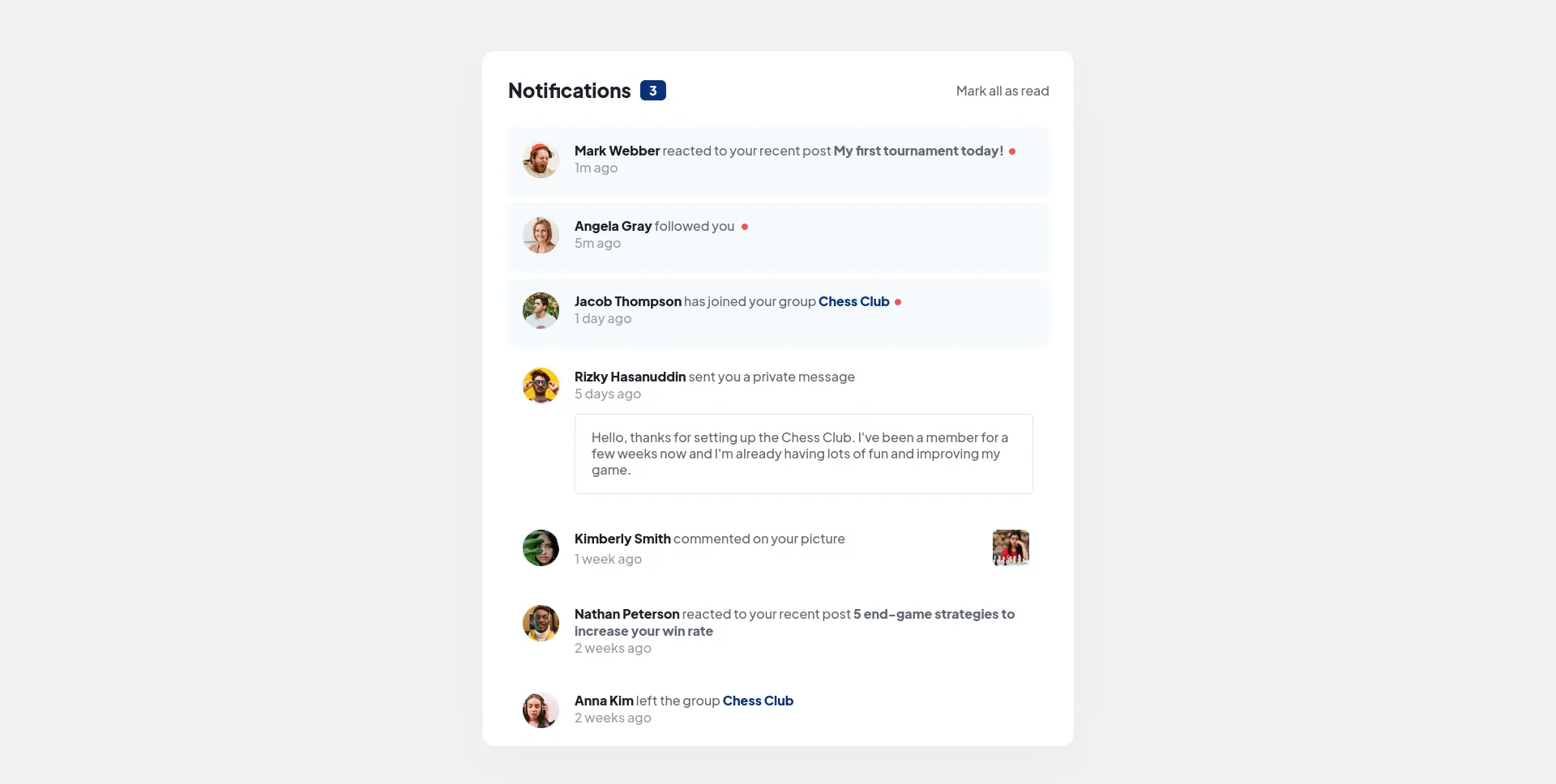 Notification App preview