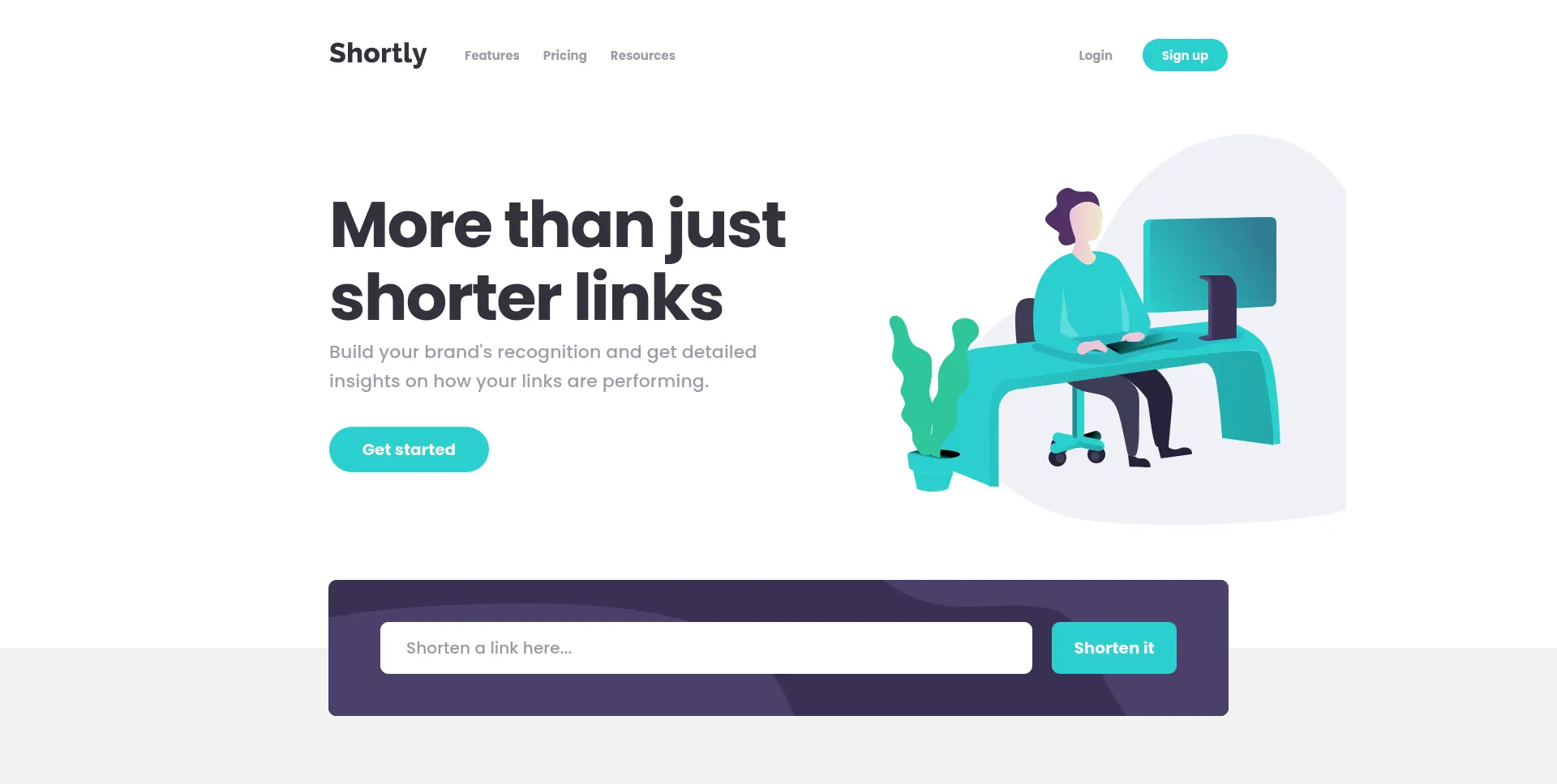 URL Shortner preview